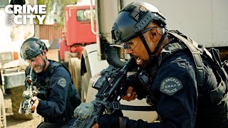 SWAT Scrap Yard Shootout Scene | S.W.A.T. (Shemar Moore)