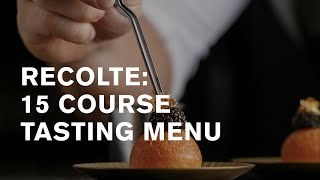 Recolte: 15 course tasting menu [nordic fine-dining]