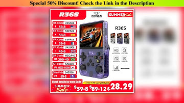 Exclusive Open Source R36S Retro Handheld Video Game Console Linux System 3.5 Inch IPS Screen Porta