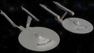 USS Enterprise v USS Enterprise Refit