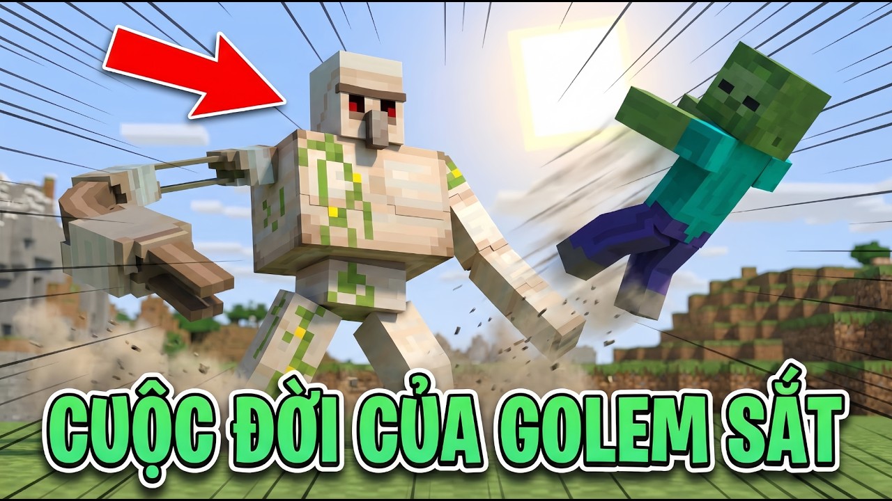 Minecraft: Sự Thật Đen Tối Đằng Sau Những Chú Iron Golem Tận Tụy!