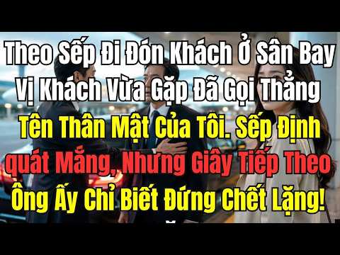 Theo Sếp Đi Đón Khách Ở Sân Bay, Vị Khách Vừa Gặp Đã Gọi Thẳng Tên Thân Mật Của Tôi. Sếp Định...