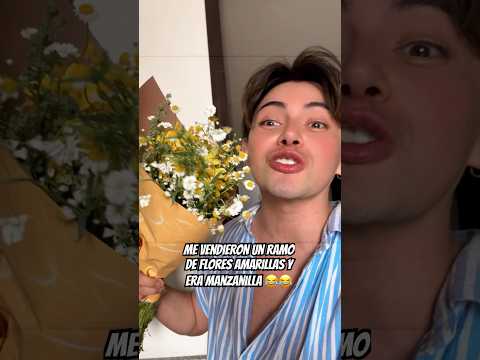 Me vendieron un ramo de flores amarillas y en realidad era MANZANILLA