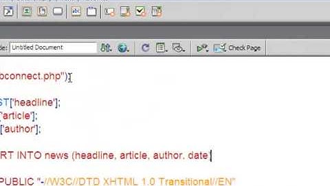 11  Web form to insert a record into a database