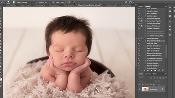 Newborn Froggy pose Composite