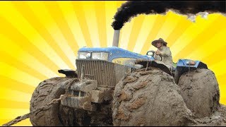 Tractors stuck in mud 2017, big tractors getting stuck [2017] ultimate compilation video,