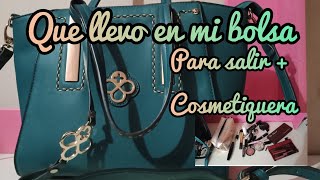 Que llevo en mi bolsa/// para salir 👜👛👝 bolsa Jaime Ibiza 🌻