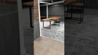 Commercial Office Fit-out - Rustic Weathered Desks