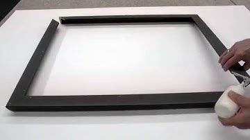 Oversized Wood Canvas Floater Picture Frame: How to Assemble - American Frame