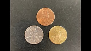 Silver and Gold Penny Demonstration