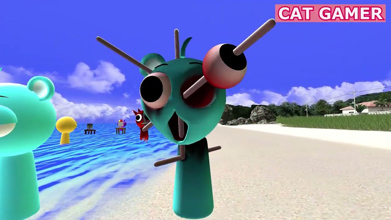 I LOVE SPRUNKI (Normal VS Horror) CATGAMER COLLECTION part 57❤️🎶🎹 #sprunki #roblox #garrysmod