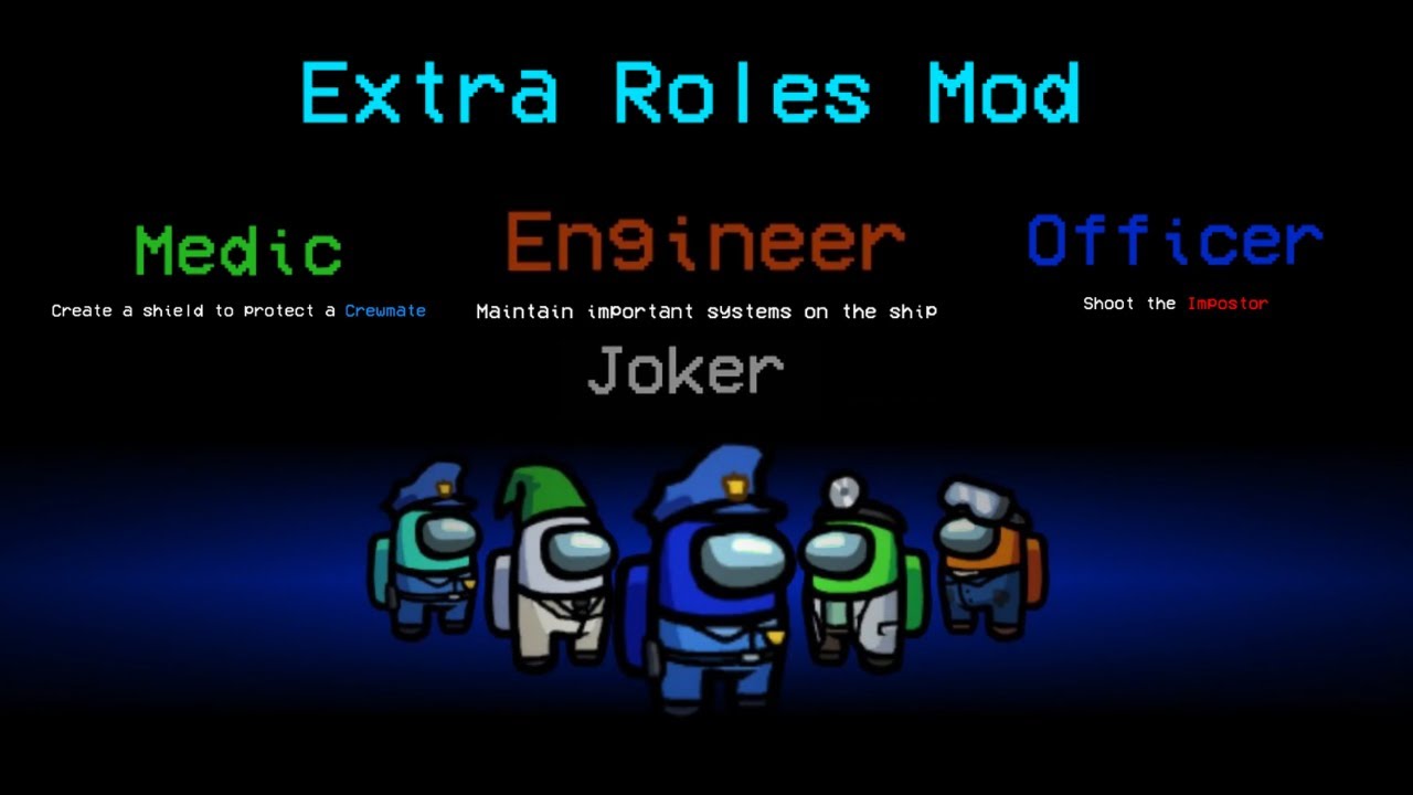 Among Us mod adds Joker, Medic, Officer and Engineer roles