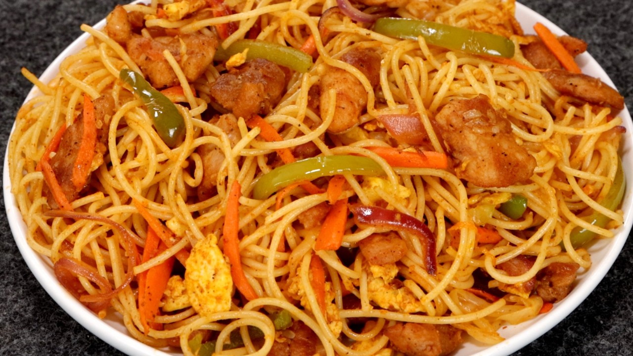 When I don’t know what to cook for dinner, I make this Chicken Spaghetti | Chicken noodles Recipe