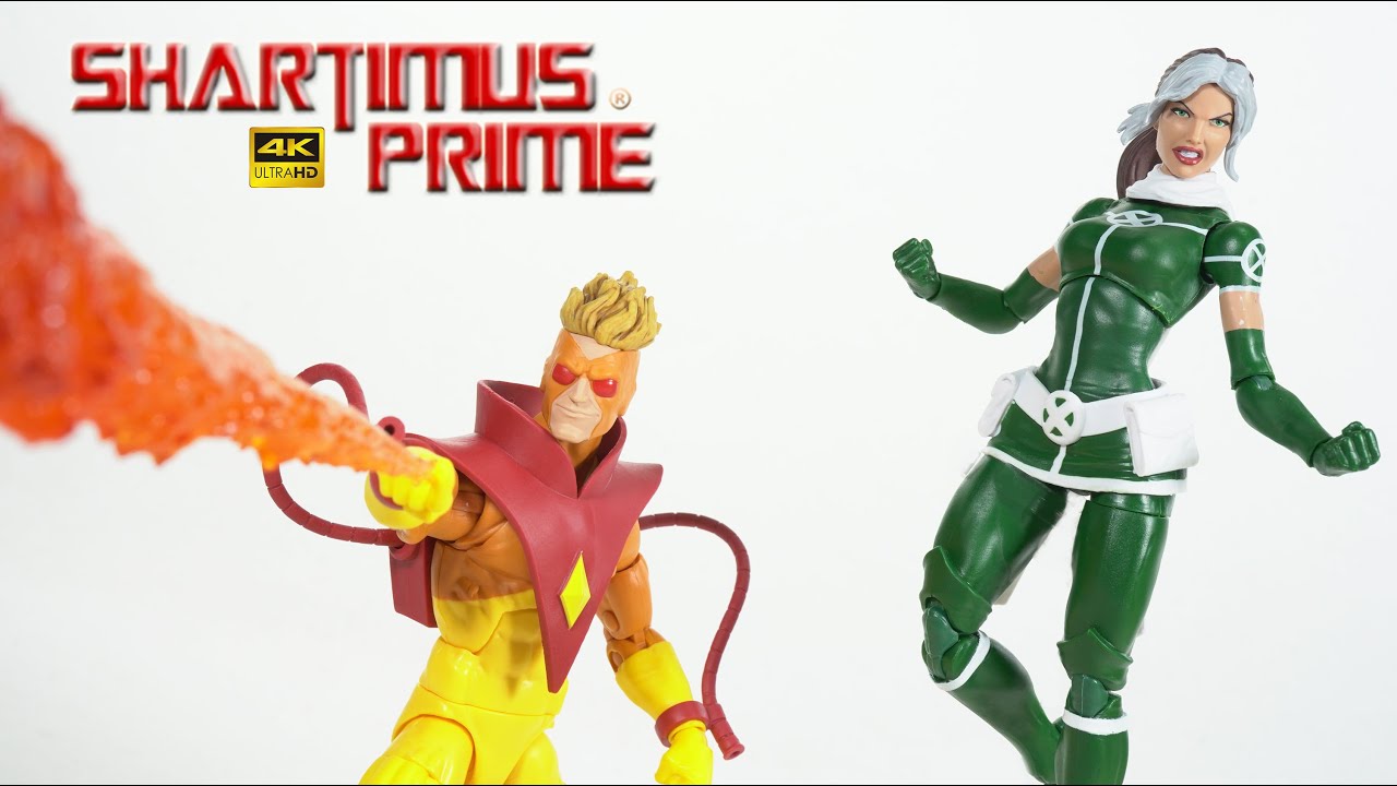 Marvel Legends Pyro Rogue 2 Pack X Men Comics Hasbro Edited 4k Action Figure Review Youtube