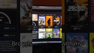 what is wrong my with pc build 😭😭 #pcbuild #pcmasterrace #tech #pcgaming #fps