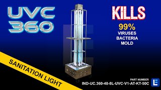 UVC Sanitation Light 360 Degrees  - Disinfect and KILL 99% Of Viruses and Bacteria