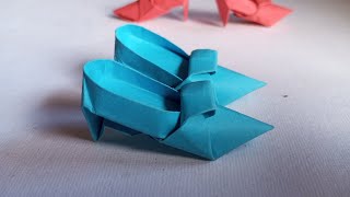 How to make Shoes from Paper / DIY paper shoe tutorial