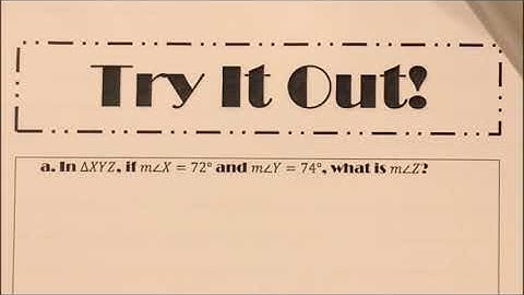 Chapter 5 Lesson 3 Angles of Triangles Ravenclaw Math 8