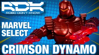 Marvel Select Crimson Dynamo Iron Man Villain Diamond Action Figure Review