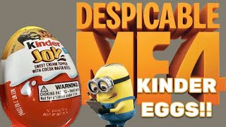 DESPICABLE ME 4 MINION KINDER EGGS?? A Crazy Opening!