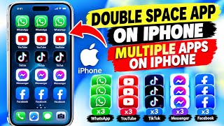 How to Use Double Space Apps on iPhone | Run Multiple Apps on iPhone | New Latest App