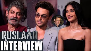 Ruslaan Movie Team Interview | Aayush Sharma | Sushrii Mishraa, Karan Jagapathi Babu, Salman Khan