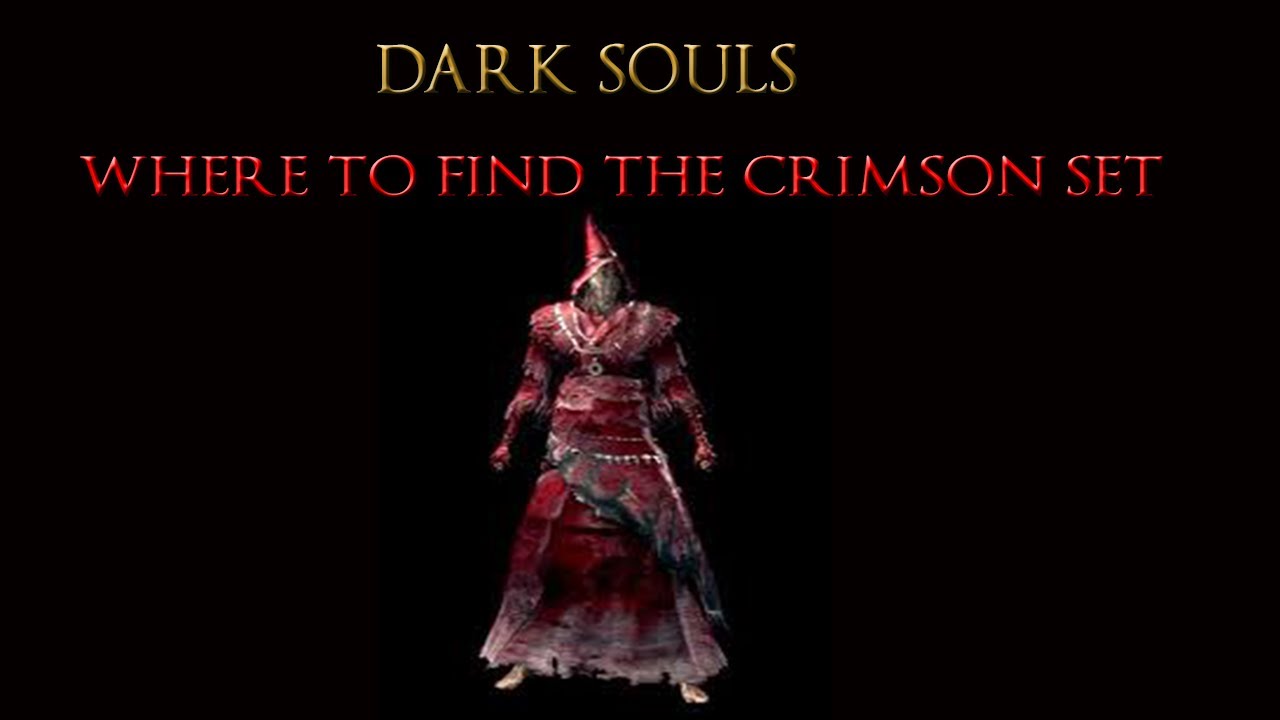 Dark Souls маг. Crimson Set. Дарк соулс секрет