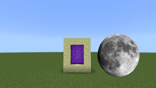 Minecraft : How To Make A Portal To The Moon Dimension (mods)