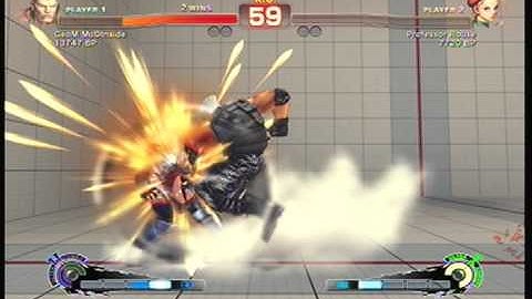SSFIV - Geom Modinside (Guile) vs Professor Rouse (Cammy) Part 2