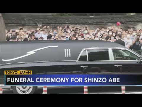 Crowds line Tokyo streets to mourn former Prime Minister Shinzo Abe