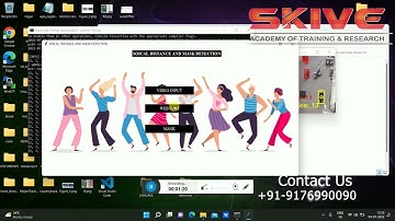 CROWD SOCIAL DISTANCE MEASUREMENT AND MASK DETECTION | PYTHON | COMPUTER VISION | #pythonprojects