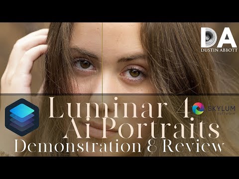 Luminar 4: Portrait Ai Demonstration and Review | 4K