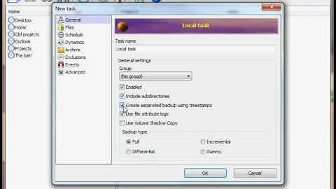 Cobian Backup 11 -Creating a task