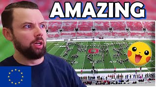 European Reacts: Ohio State University Marching Band - VIDEO GAMES