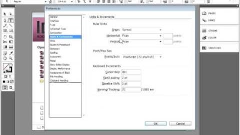 Setting Default Units in Adobe InDesign