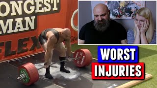 Twelve of the WORST Strongman Injuries