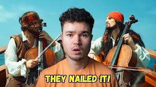 FILMMAKER REACTS TO 2CELLOS – Pirates of the Caribbean (First Reaction)