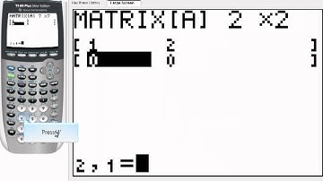 Solving a system of equations using matrices
