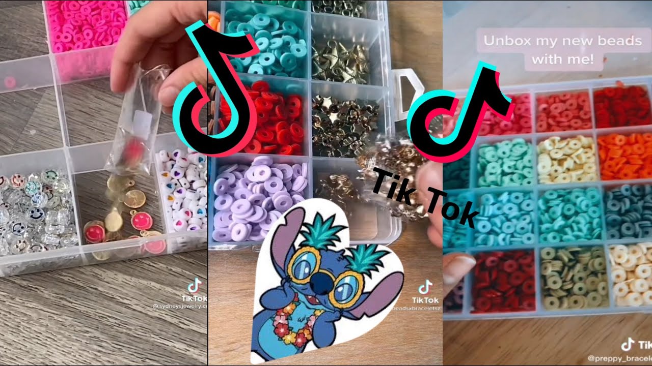 Tiktok unboxing bead supplies compilation 1 YouTube