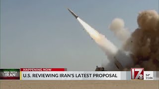 US reviewing Iran's latest offer as oil tankers wait