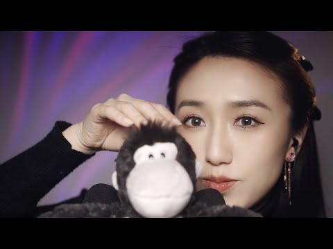 中文ASMR 视觉触发+正念引导🧘‍♀️双声道慢速轻语 口腔音