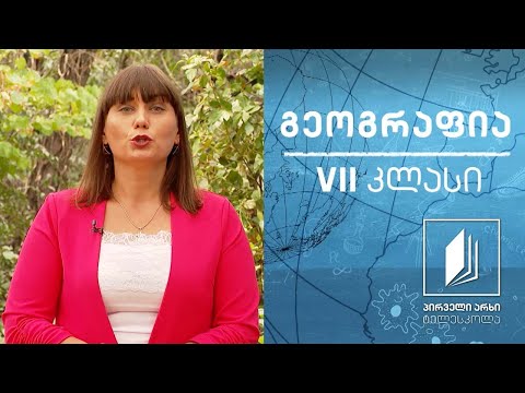 გეოგრაფია, VII კლასი - გლობუსი და რუკის ტიპები #ტელესკოლა