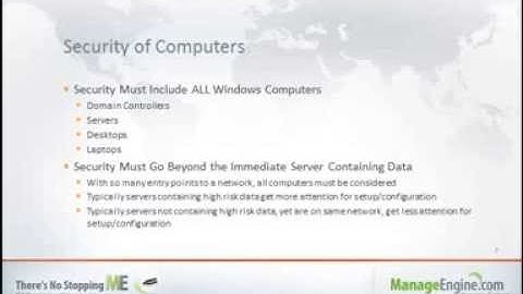 Compliance and Security for Windows environment - Webinar by Derek Melber, MVP, MCSE