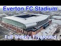 New everton fc stadium at bramley moore dock a full flyaround