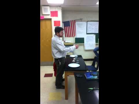 Mr. Wellborn's tablecloth experiment