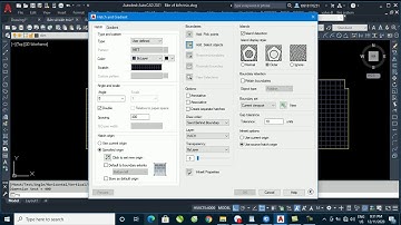 Vẽ AutoCAD kiến trúc bạn cần áp dụng Hatch - Supperhatch để vẽ nhanh trần và lát nền