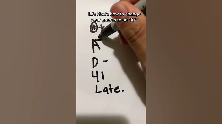 Life Hack how to change your grades into an A+ 🧑‍🎓 #shorts  #lifehacks #grade