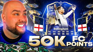 TOTY BELLINGHAM! 50K FC Points Decide My Team! TOTY R9 IN A PACK!