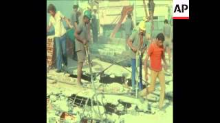 SYND 21-12-72 AFTERMATH OF SUPERMARKET COLLAPSE IN RIO DE JANEIRO