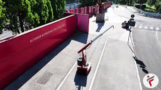 FLEX G1000DB mobile counterbalanced swivel crane for 1.000 kg lifting tasks